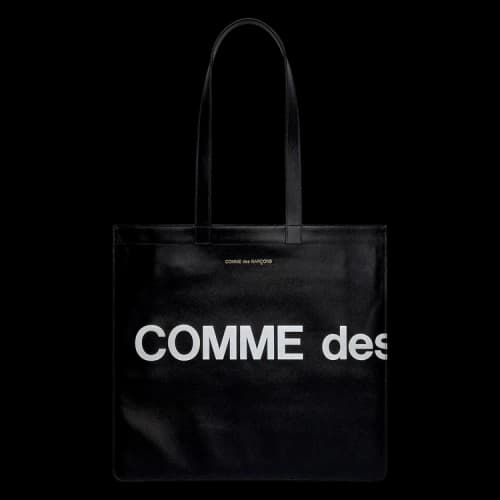 Comme des Garçons Wallet Huge Logo Tote Bag 'Black'