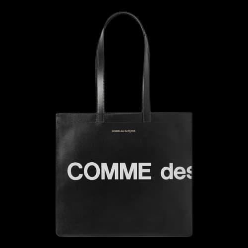 Comme des Garçons Huge Logo Tote Bag 'Black'
