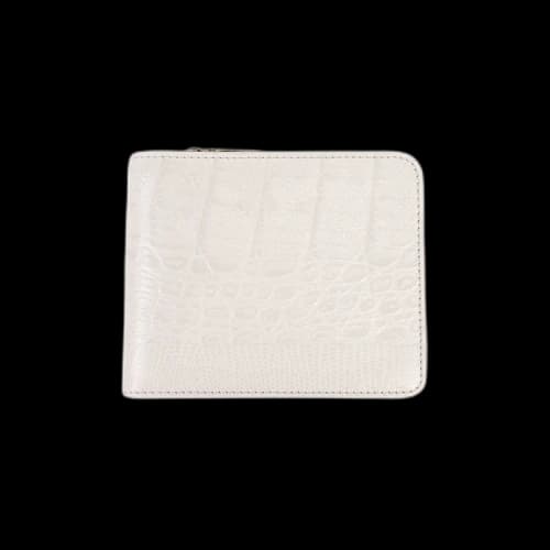 Comme des Garçons Wallet Reptile Print Wallet 'Grey'