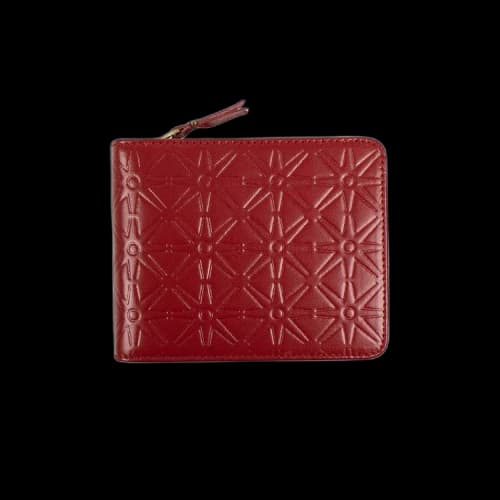 Comme des Garçons Wallet Embossed Wallet 'Red'