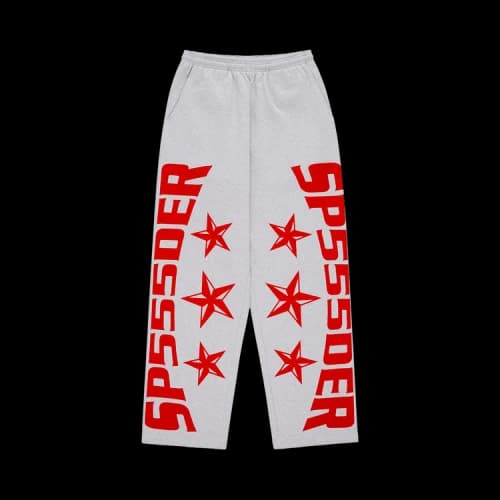 Sp5der Mx555 Sweatpant 'Heather Grey'