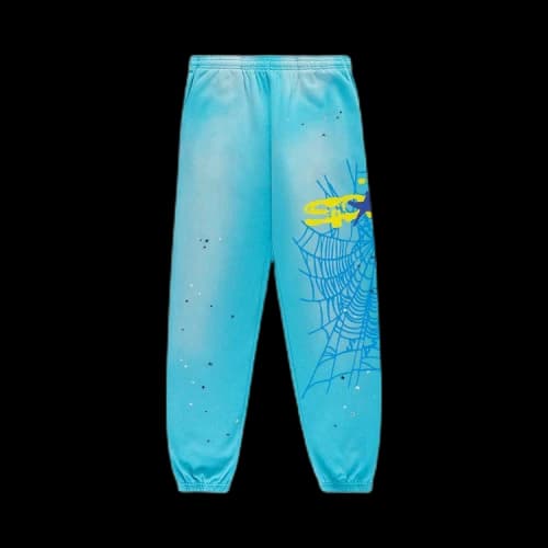 Sp5der Heavy Web Sweatpant 'Cyan'