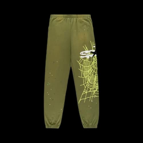 Sp5der Heavy Web Sweatpant 'Olive'