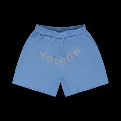 Sp5der Dusty OG Web V2 Sweatshort 'Blue'