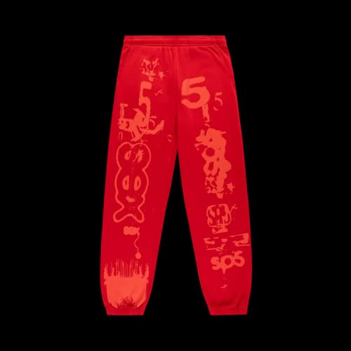 Sp5der X-Ray Sweatpant 'Red'