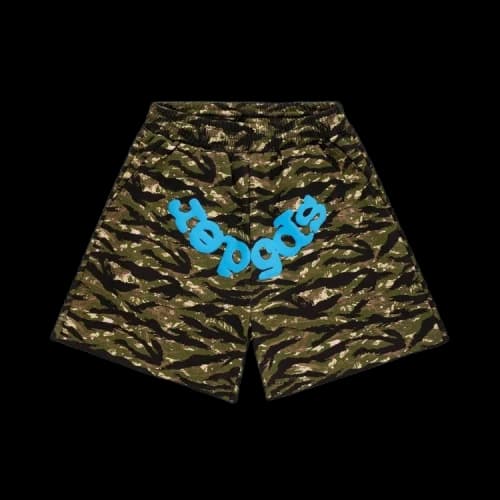 Sp5der Og Web V2 Sweatshort 'Tiger Camo'