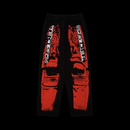 Sp5der Jp5 Moto Sweatpant 'Black'