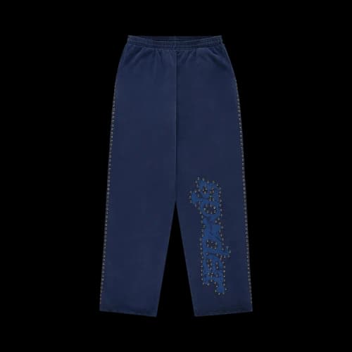 Sp5der Punk V3 Studded Sweatpant 'Blue'
