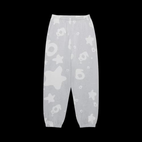 Sp5der AOP Beluga Sweatpant 'Grey'