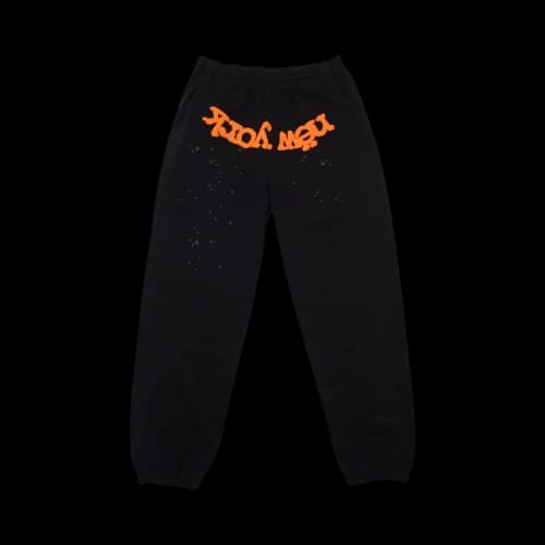 Sp5der OG Web V2 Knicks Alternate Sweatpants 'Black'
