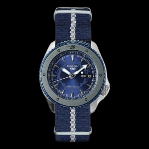 SEIKO Naruto Series Limited Crossover Mechanical Watch Navy Blue