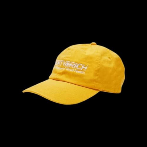 Sporty & Rich Science Of Good Health Hat 'Dandelion/White'