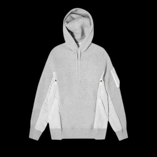 Sacai Sponge Sweat x Ma-1 'Grey'