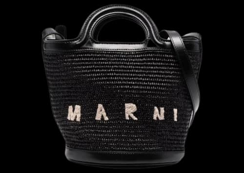 Marni Tropicalia Bucket Bag Black