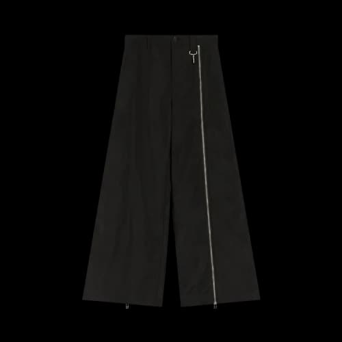 Reese Cooper Asymmetrical Zipped Nylon Pants 'Black'