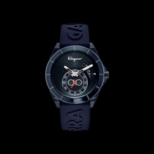 Ferragamo Urban Silicone Watch 'Blue'
