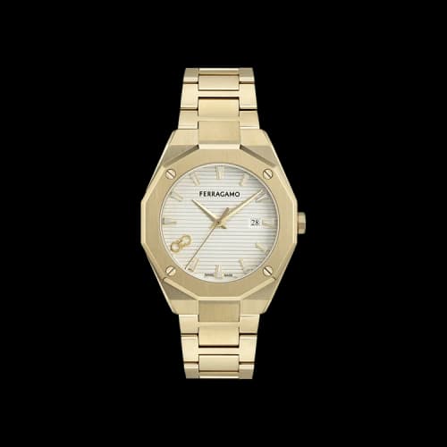 Ferragamo Edge Bracelet Watch 'Gold'