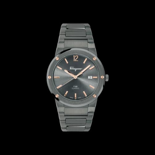 Ferragamo F-80 Classic Bracelet Watch 'Grey'