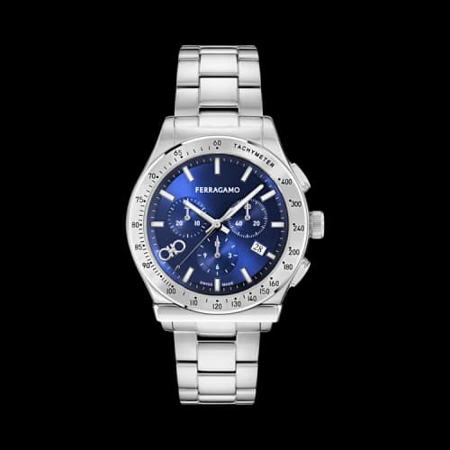 Ferragamo 1927 Chrono Bracelet Watch 'Stainless Steel'