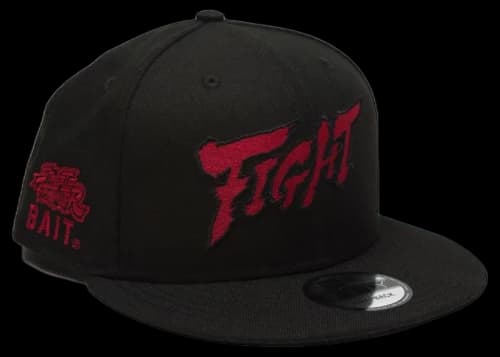 New Era x BAIT x Street Fighter Snapback Cap Black