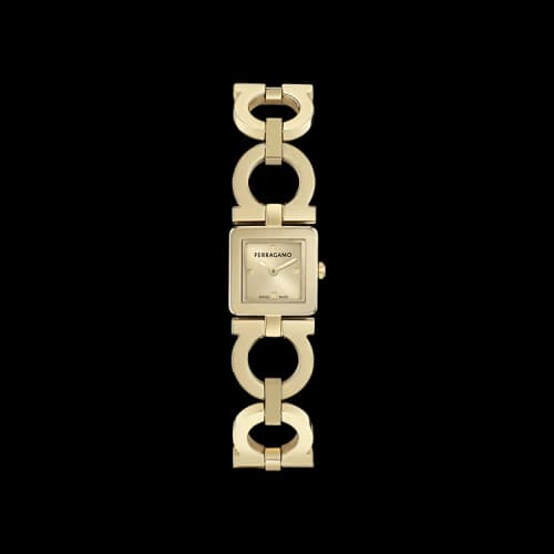 Ferragamo Double Gancini Bracelet Watch 'Gold'