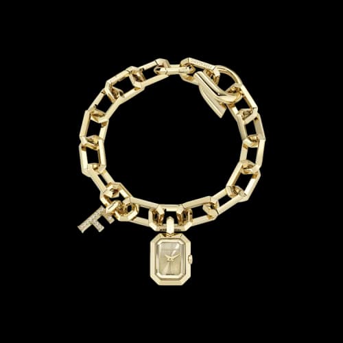 Ferragamo Charm Diamond Watch 'Gold'