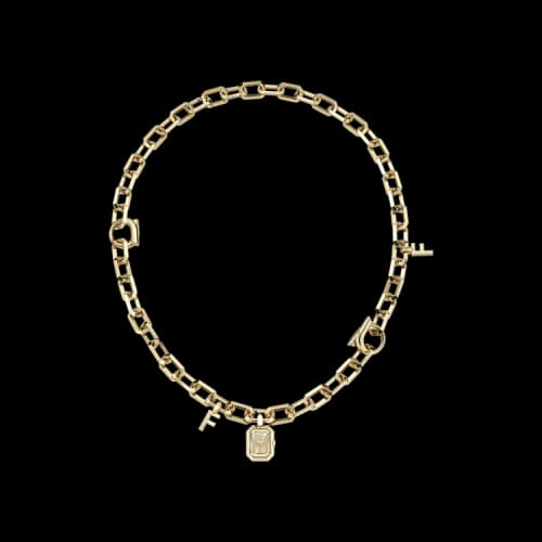 Ferragamo Charm Necklace Watch 'Gold'