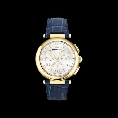 Ferragamo Legacy Chronograph Watch 'Gold'