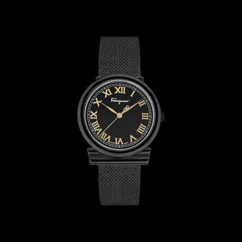 Ferragamo Gancini Watch 'Black'