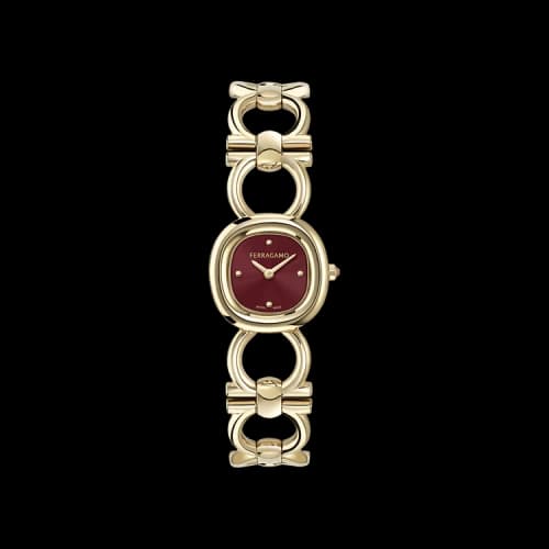 Ferragamo Double Gancini Bracelet Watch 'Gold'