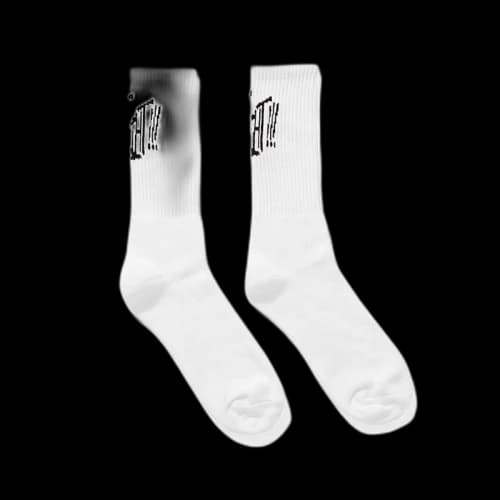 SOULGOODS Not Alright Socks White