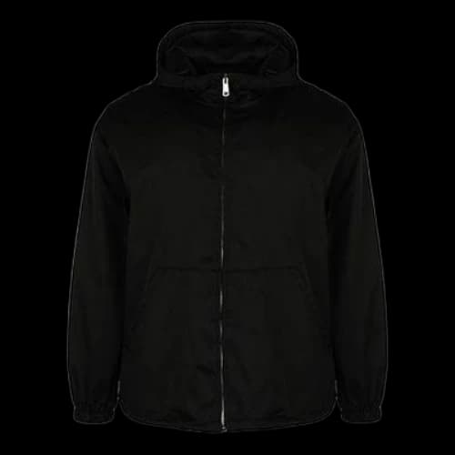 PRADA SS21 Zipper Hooded Jacket Black