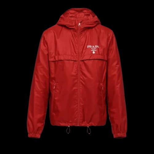 Prada Logo Windbreaker 'Red'