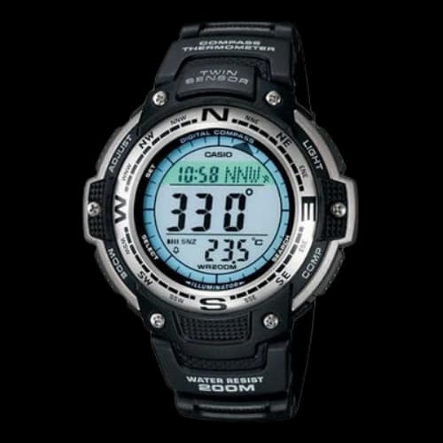 CASIO OUTGEAR Series Wrist Black Sports Black Strap Black Digital