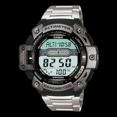 CASIO Retro Outdoor Series Sports Watch Silver Black SGW-300HD-1A SilverBlack Digital