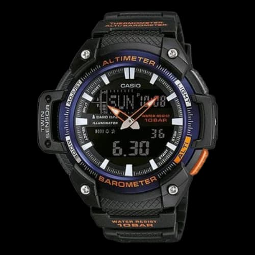 CASIO SPORTS GEAR Series Sports Black Analog/Digital Combo