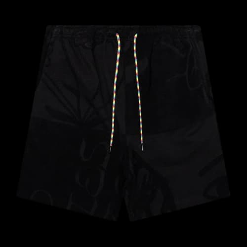Jungles Towelling Shorts 'Black'