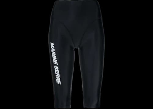 Marine Serre Sea-Skin Cycling Shorts Black