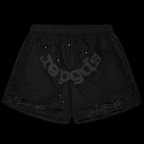 Sp5der OG Web Double Layer Short 'Black'