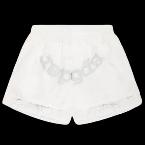 Sp5der OG Web Double Layer Short 'White'