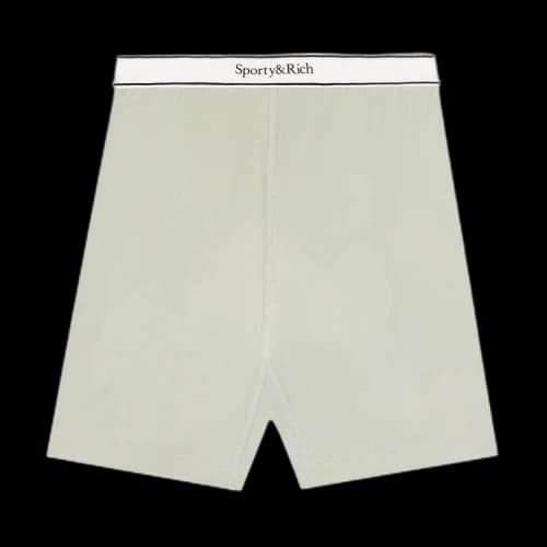Sporty & Rich Serif Logo Biker Short 'Sage'