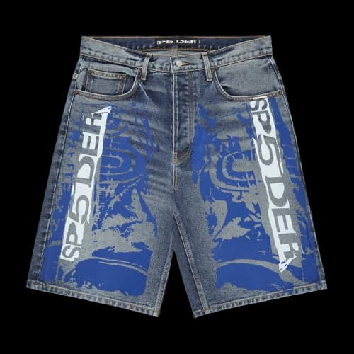 Sp5der Moto GT Denim Short 'Indigo'