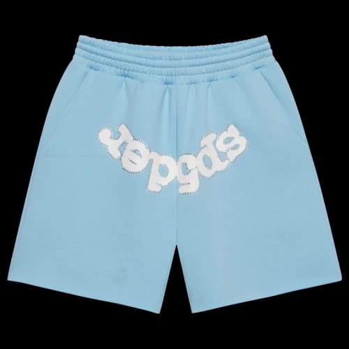 Sp5der OG Web Sweatshort 'Sky Blue'