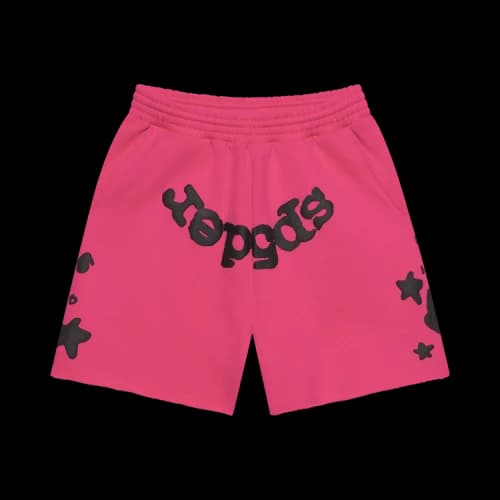 Sp5der Beluga Sweatshort 'Pink'