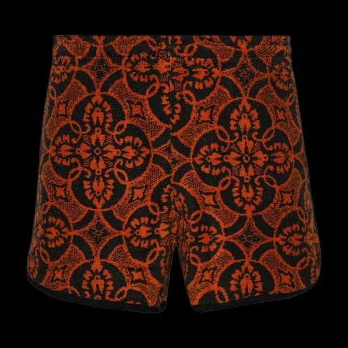 Marine Serre Oriental Towels Running Short 'Orange'