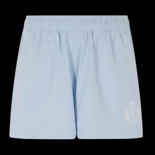 Sporty & Rich NY Crest Disco Shorts 'Ciel'