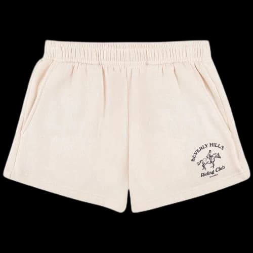 Sporty & Rich BH Riding Club Soft Disco Short 'Cream'