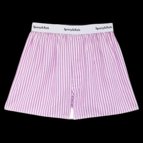 Sporty & Rich Tencel Boxer Short 'Purple'