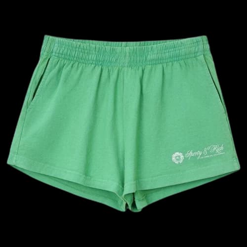 Sporty & Rich Regal Disco Short 'Verde/White'