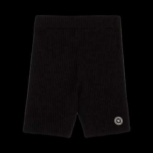 Sporty & Rich SRHWC Ribbed Biker Short 'Black'